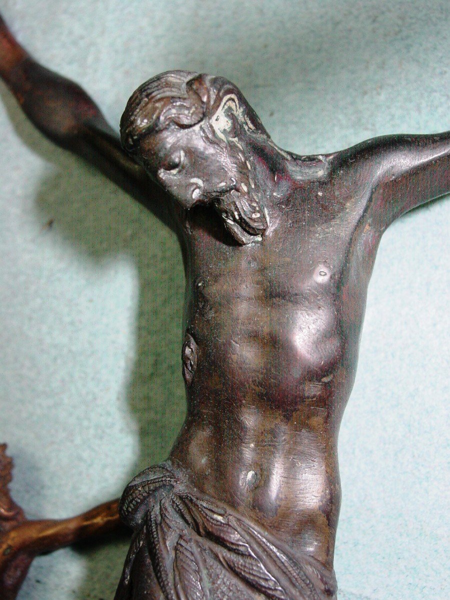 3 Christ En Bronze & Cuivre  -photo-5