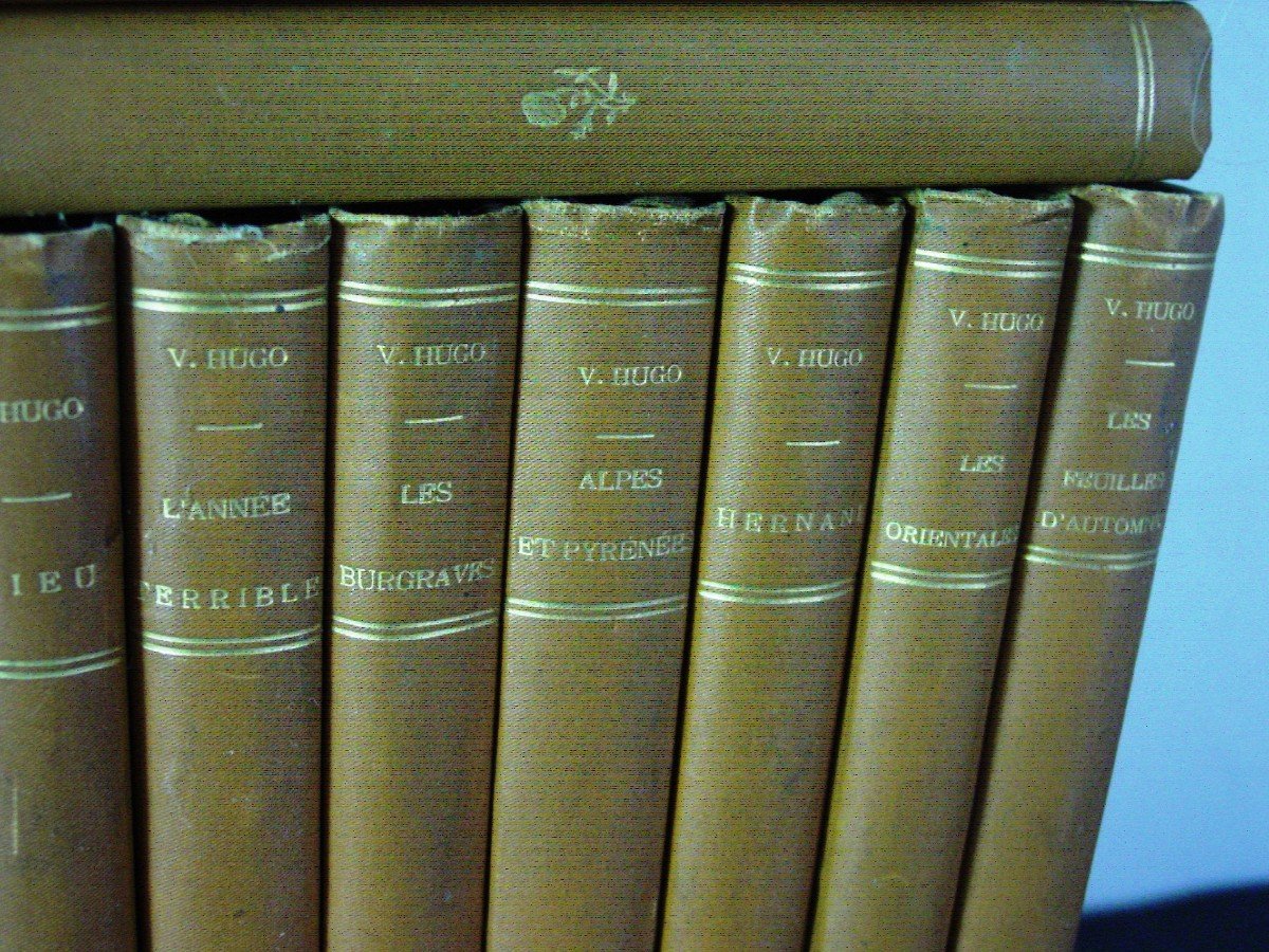 44 Volumes Victor Hugo Chez Hetzel Oeuvres Complètes-photo-4