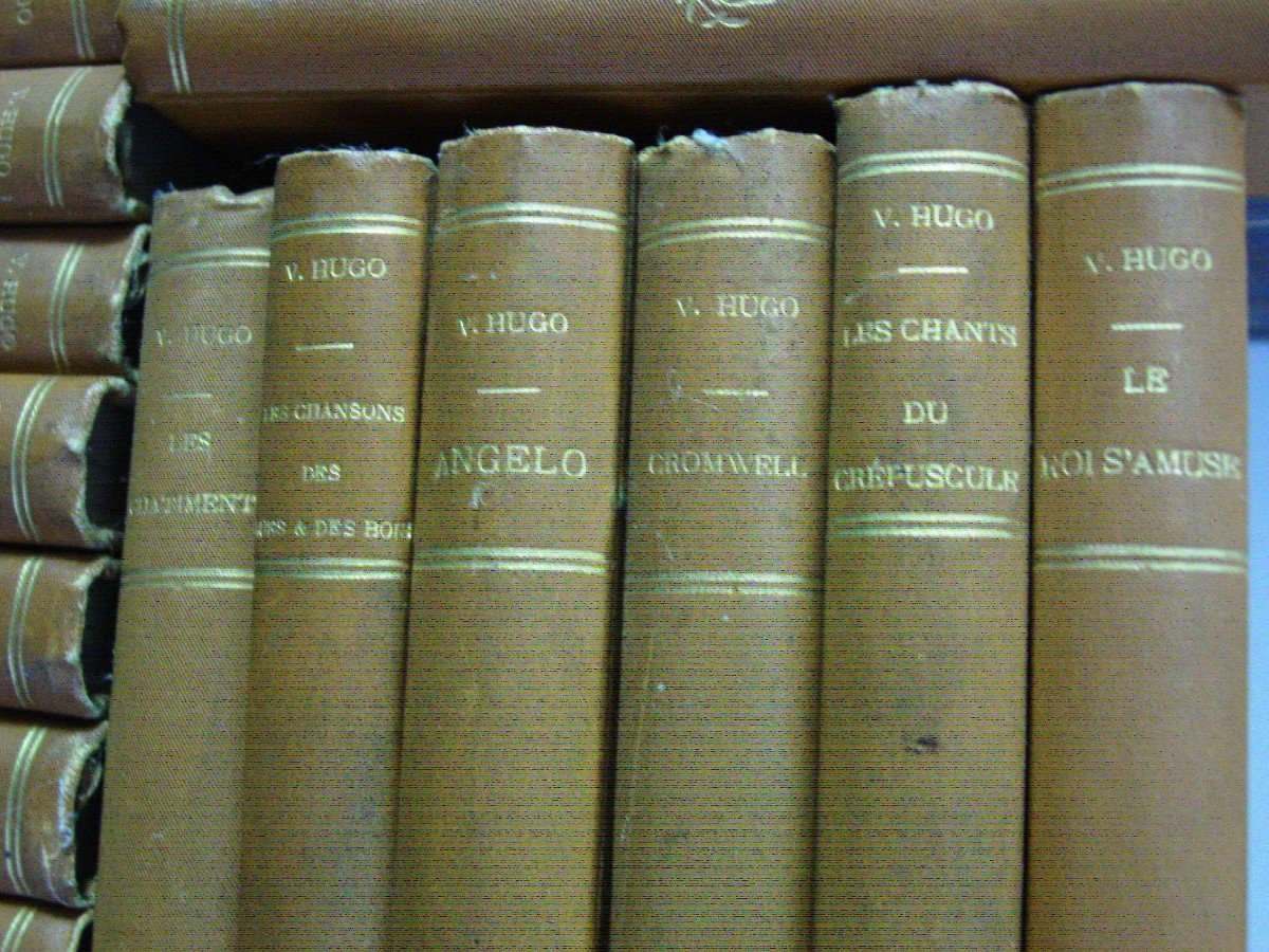 44 Volumes Victor Hugo Chez Hetzel Oeuvres Complètes-photo-5