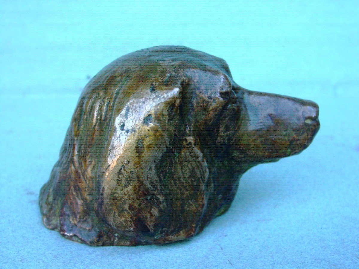 Bronze Setter Dog Head? Hunting Clipboard-photo-2