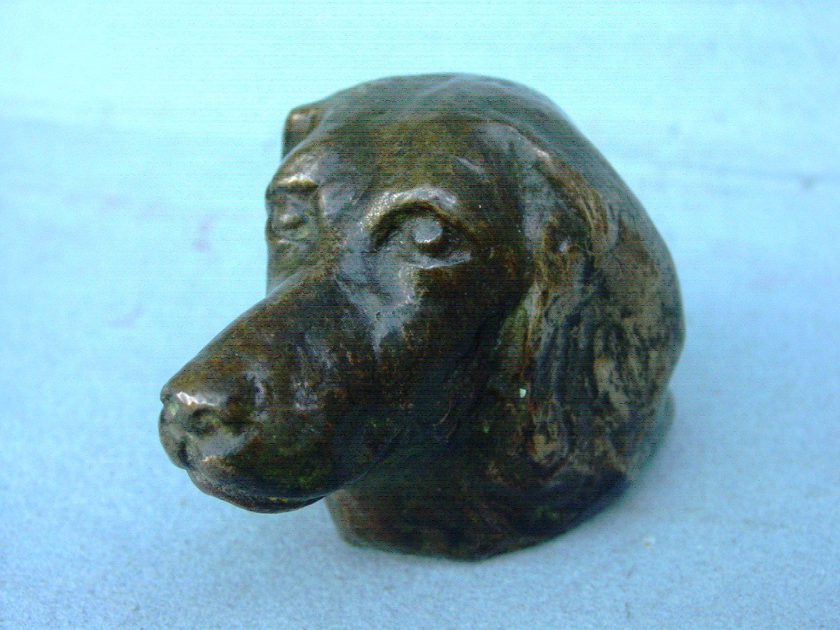 Bronze Setter Dog Head? Hunting Clipboard-photo-1