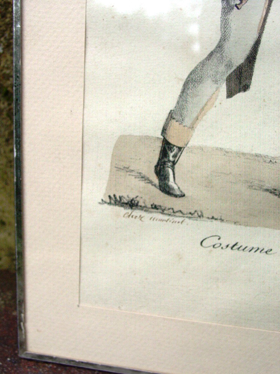 1818 Men's Fashion "morning Suit" At Martinet By Lasteyrie-photo-4