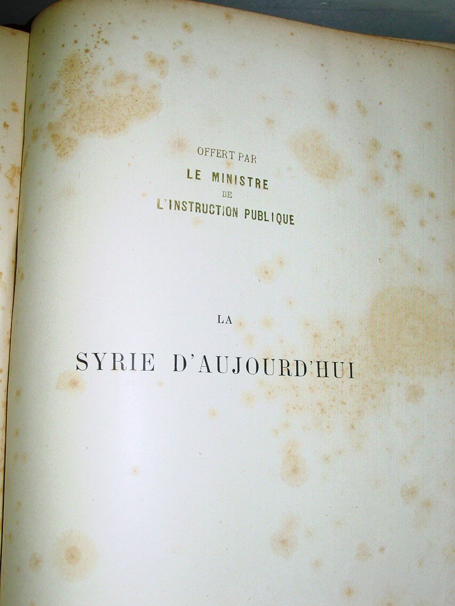 La Syrie Aujourd'hui  L. Lortet Voyage En Pénicie, Liban, Judée, Palestine 1884-photo-4