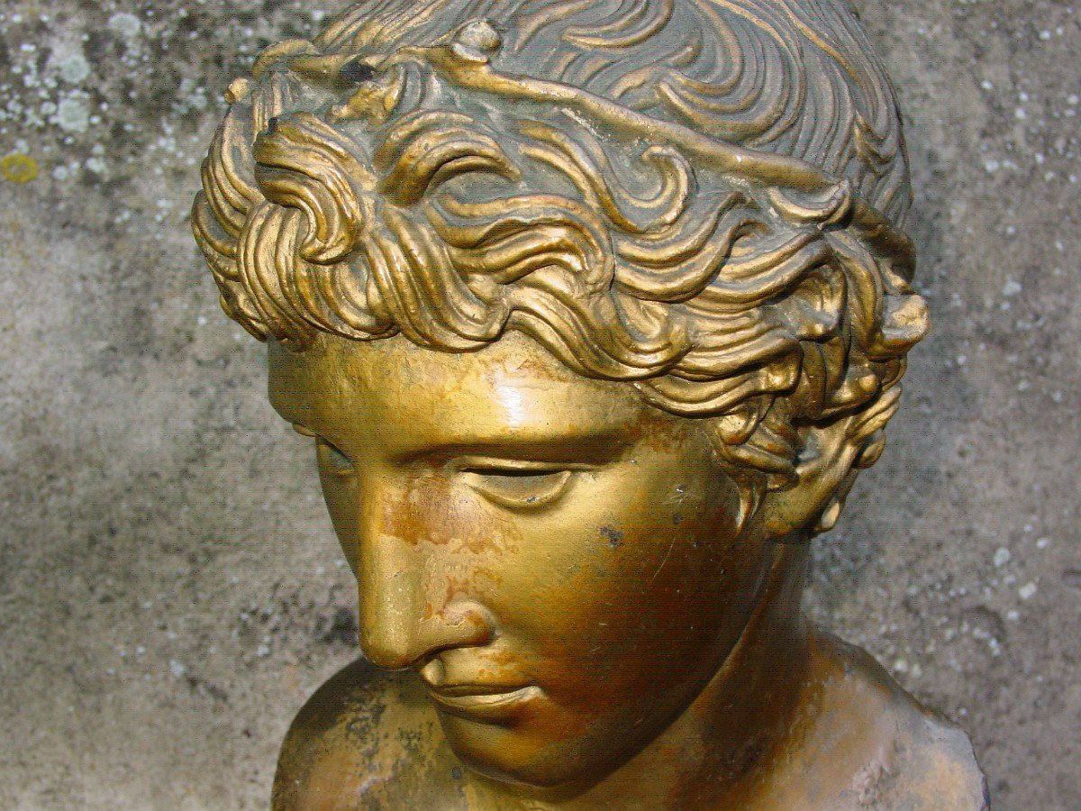 Bust Of Apollo Old Cast Ateliers Du Louvre-photo-1