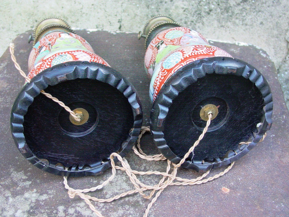 Pair Of Japanese Lamps From The 19th-photo-3