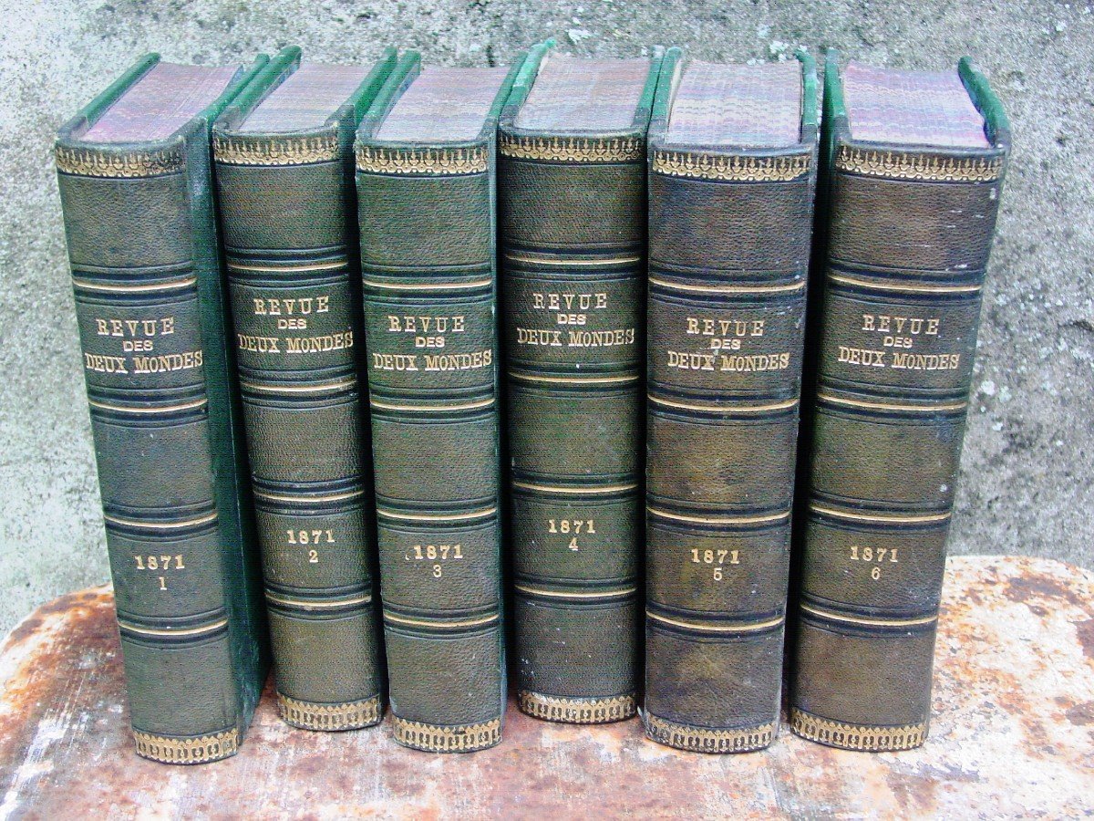 All 1871: Revue Des Deux Mondes In Half-binding-photo-2