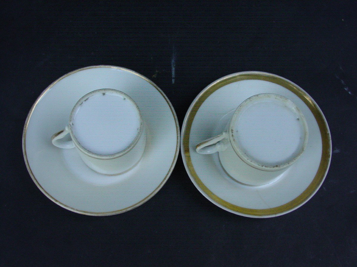 4 +3+1+1 “litron” Cups From The Early 19th Century-photo-6