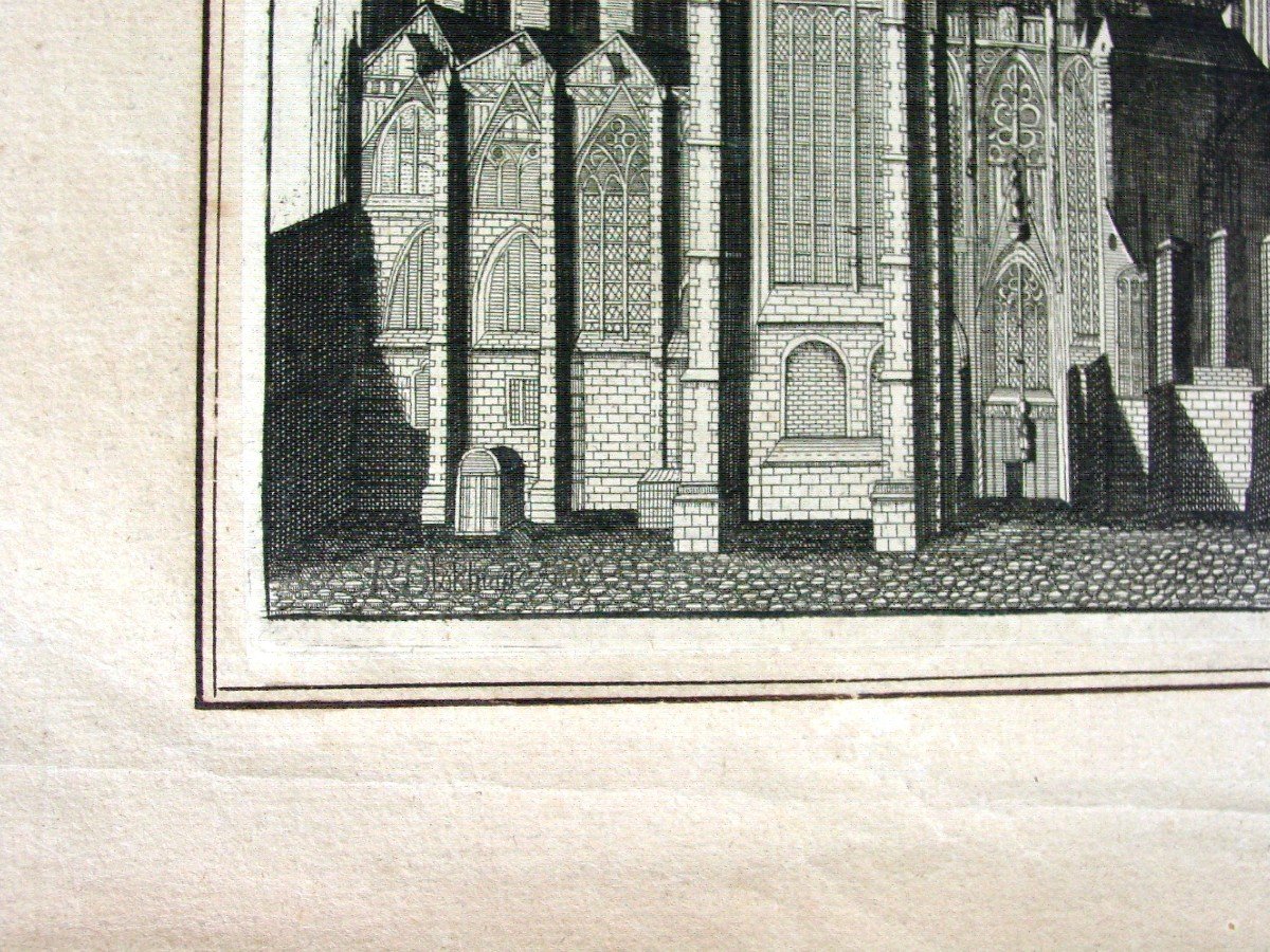 Engraving Basilique Ultrecht 1660 Saint-martin-photo-3