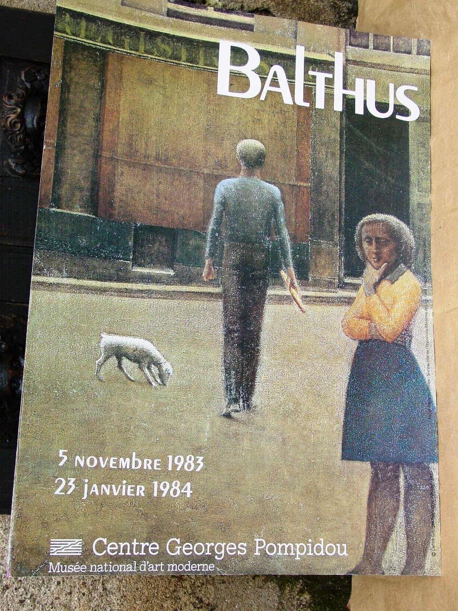 Balthus Poster 1983 Centre Pompidou-photo-2