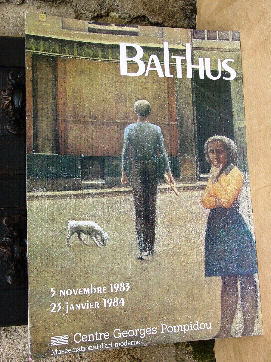 Balthus Poster 1983 Centre Pompidou