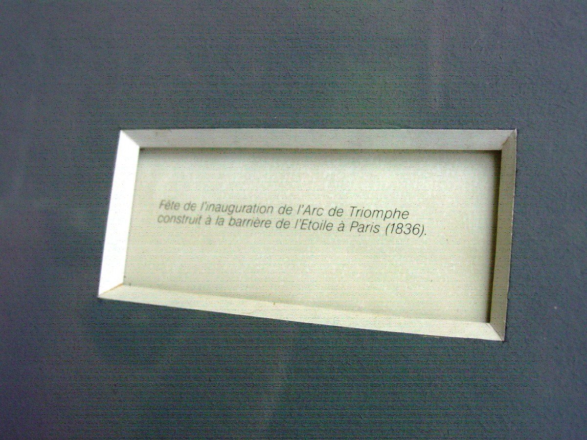 Inauguration De l'Arc De Triomphe 1836 : Encadrement Offset Vers 1975 Paris-photo-3