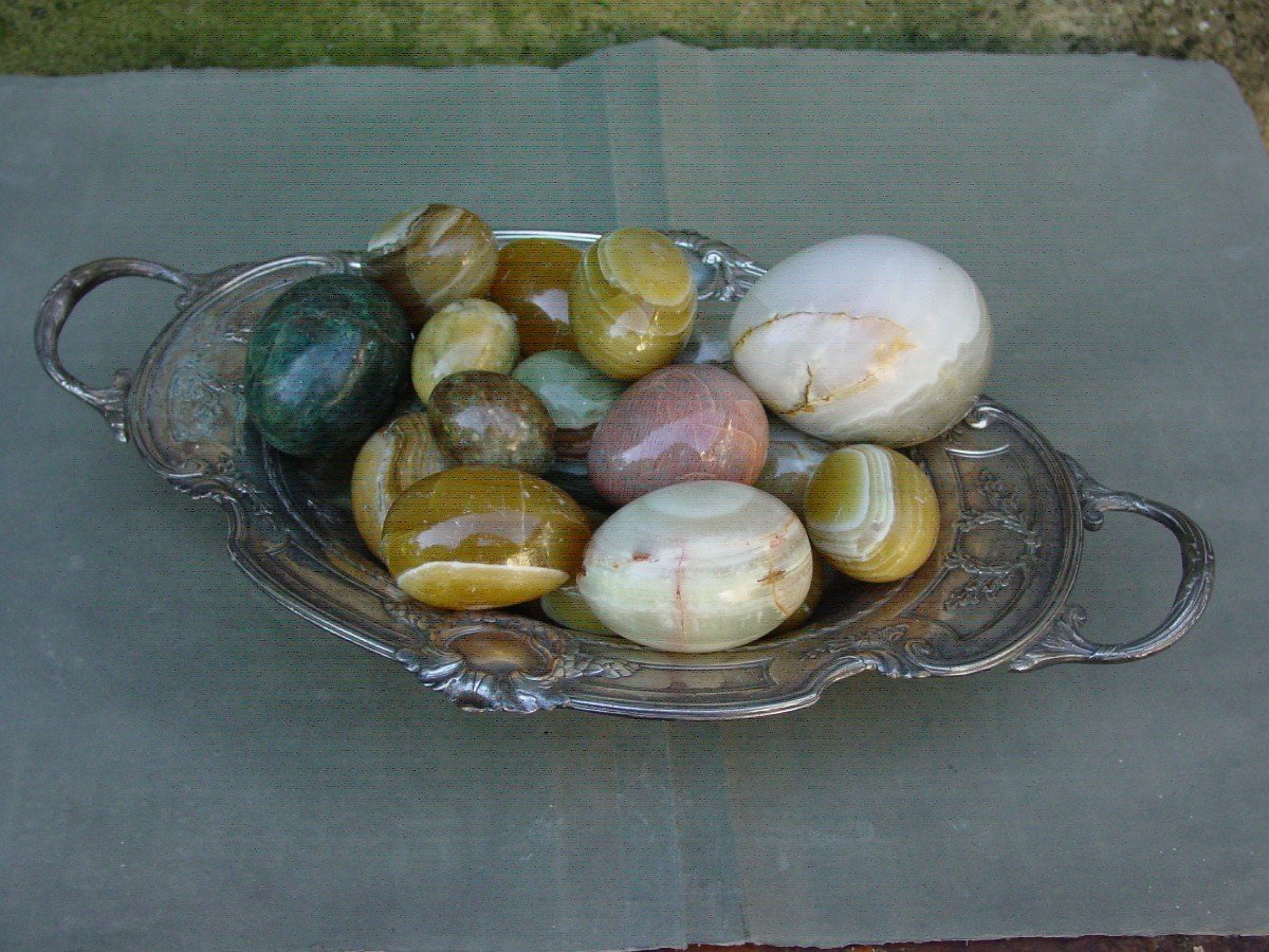 Natural Hard Stone Egg Set -photo-4