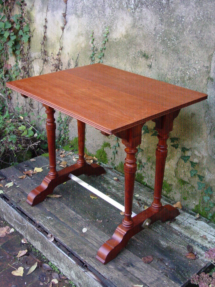 English Teak Pub Table Circa 1900 - Tavern Table - Teak-photo-3