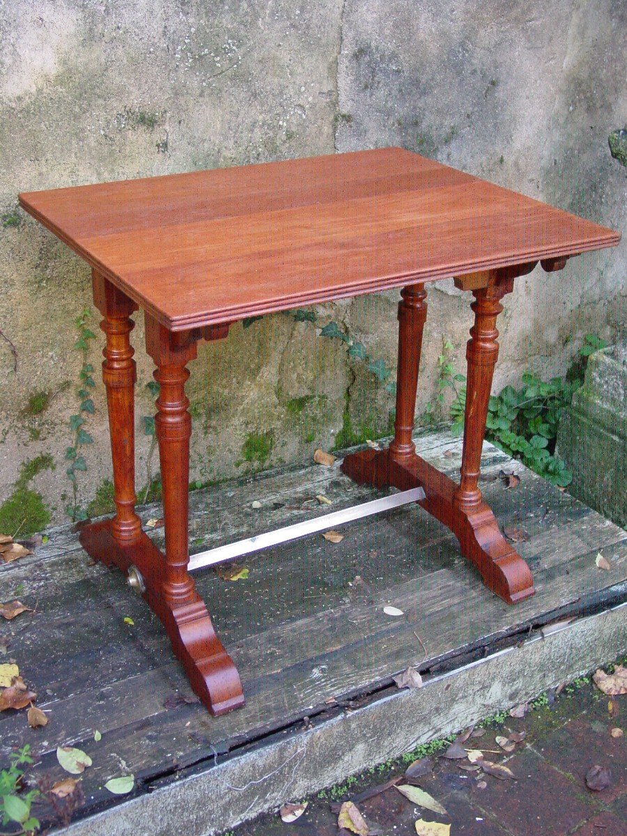 English Teak Pub Table Circa 1900 - Tavern Table - Teak-photo-4