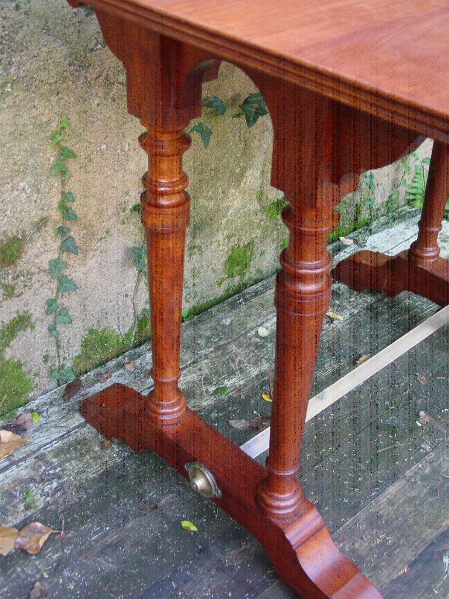 English Teak Pub Table Circa 1900 - Tavern Table - Teak-photo-1