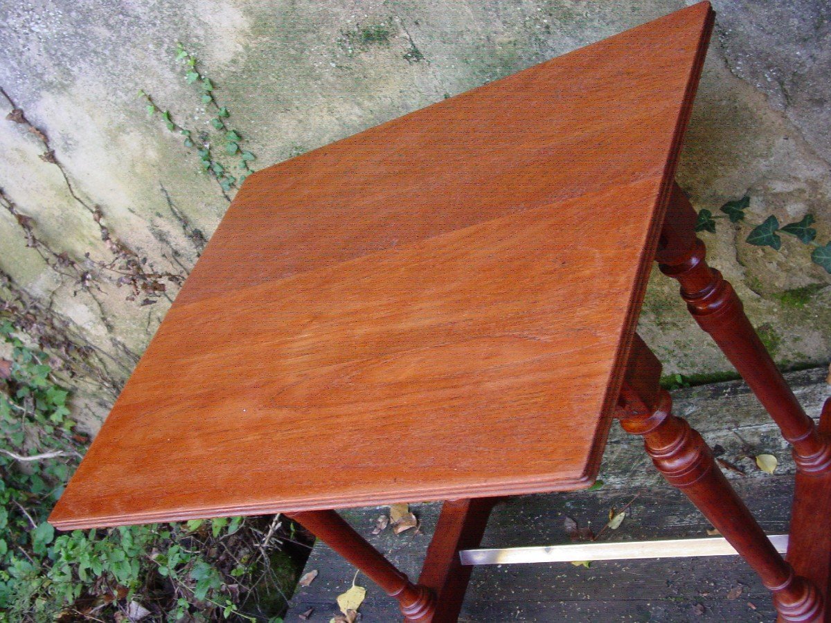 English Teak Pub Table Circa 1900 - Tavern Table - Teak-photo-3