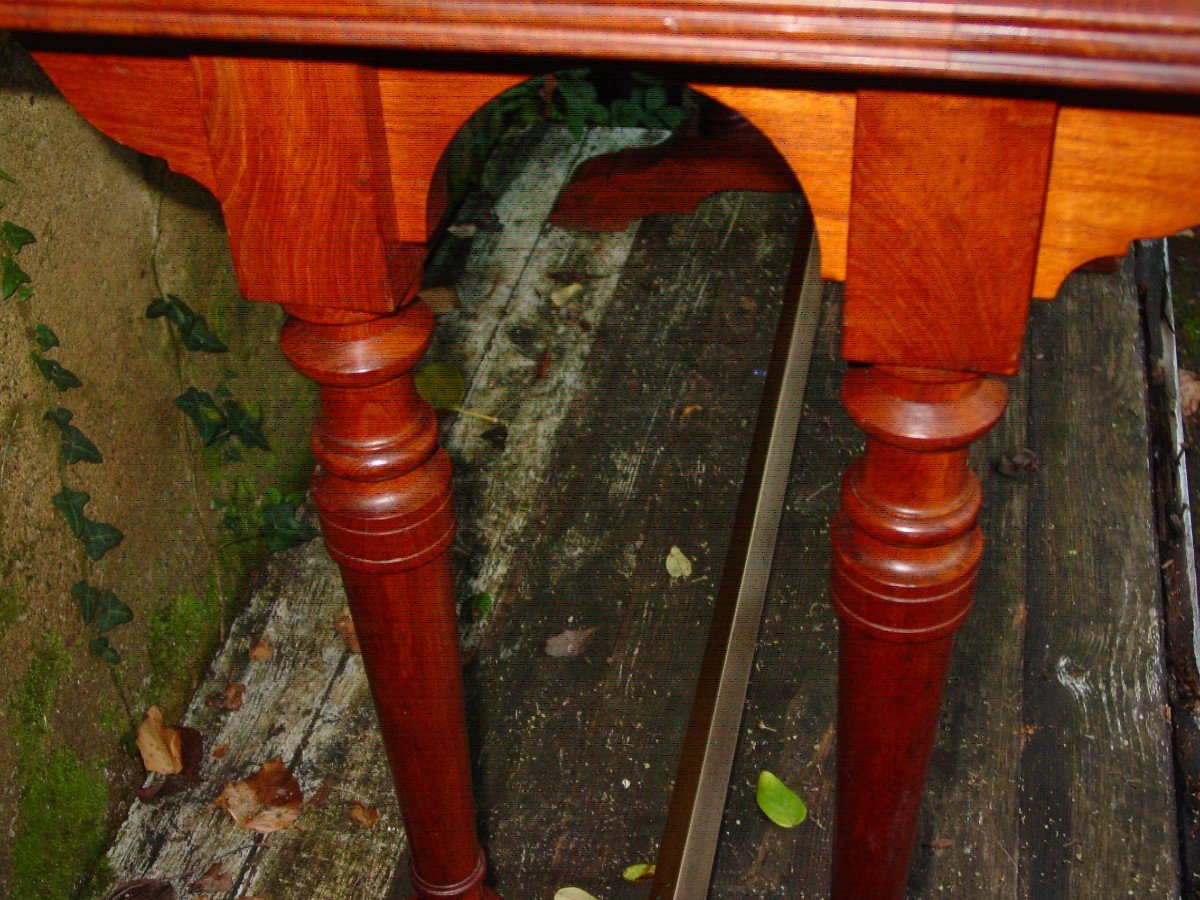 Table  Pub Anglaise Teck 1900 -tavern Table Teak Bistrot-photo-5