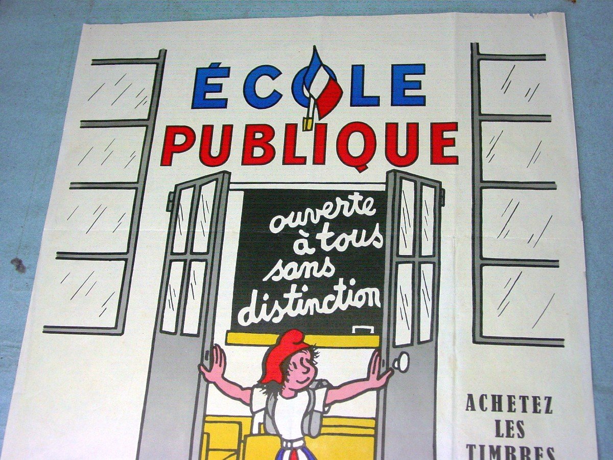 Affiche école Publique Jean Effel 1961-photo-4