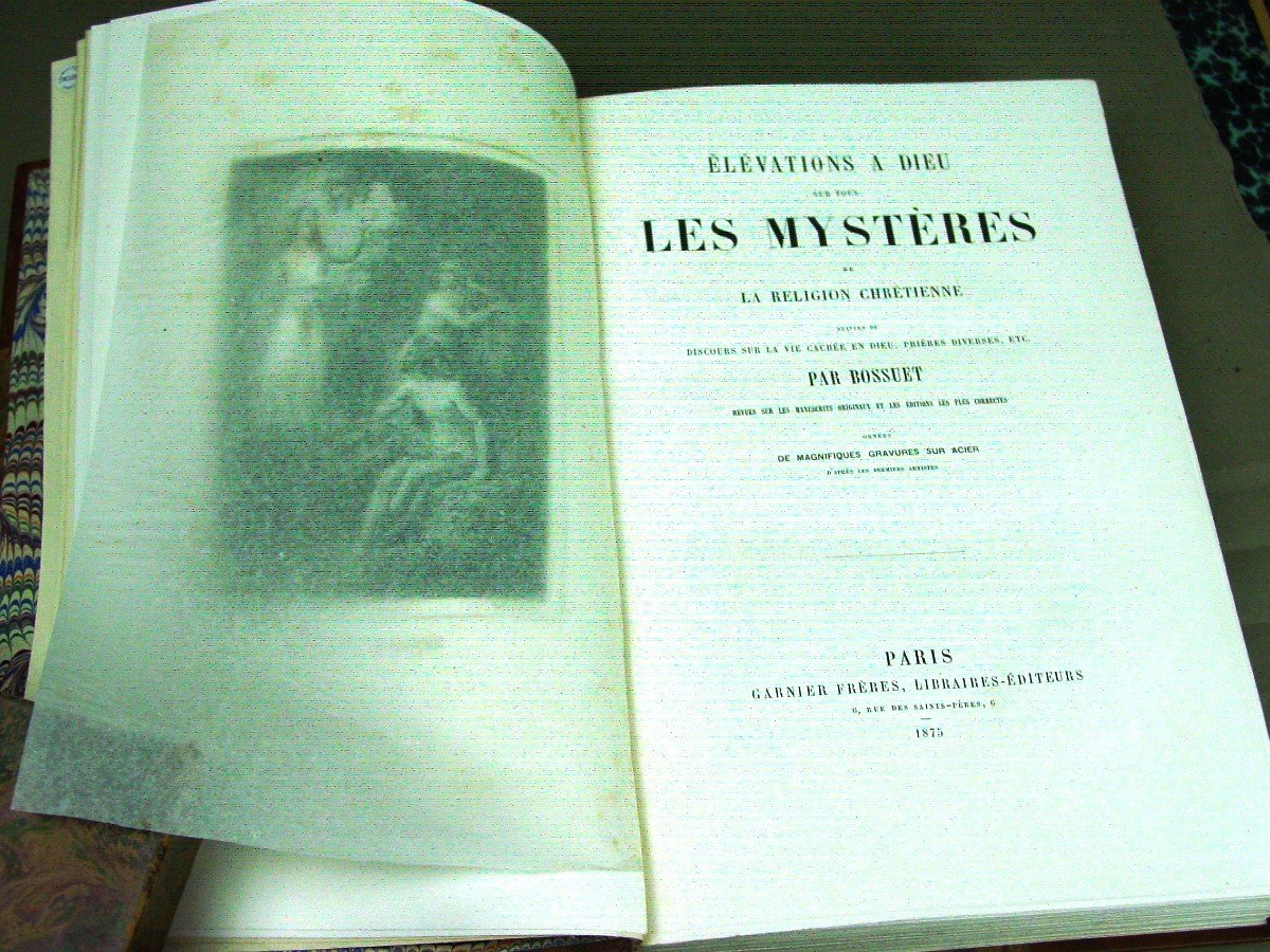 Bossuet: Elevations To God On All Mysteries Garnier 1875 -photo-2