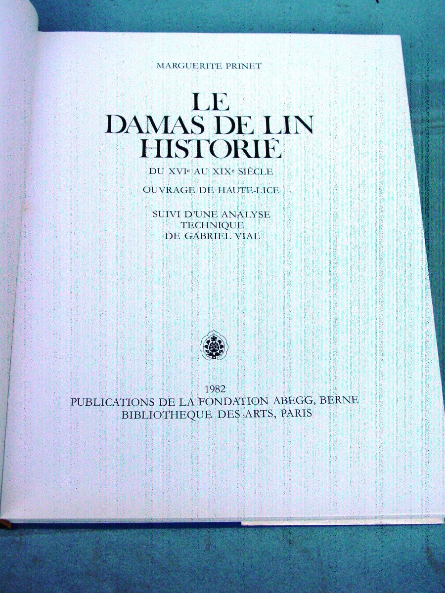 Le Damas De Lin Historié Par M. Prinet 1982-photo-4