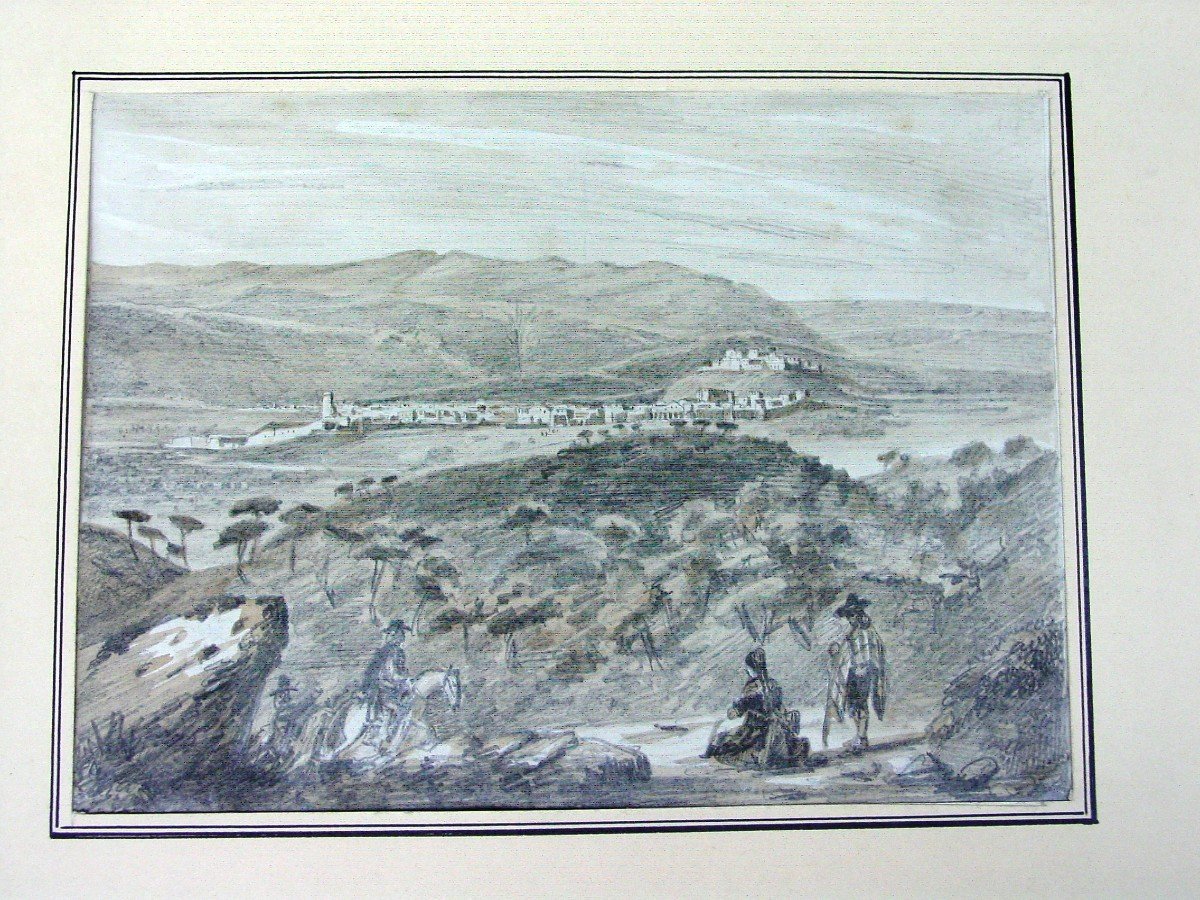 Drawing Catalonia Spain 1845