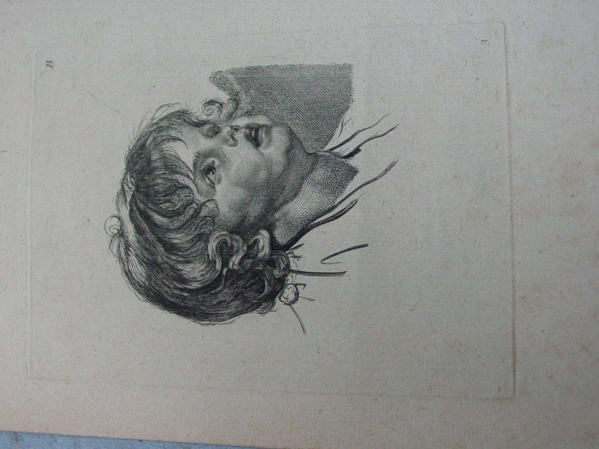 2 Gravures 18ème d'Aprés J . B . Greuze-photo-3