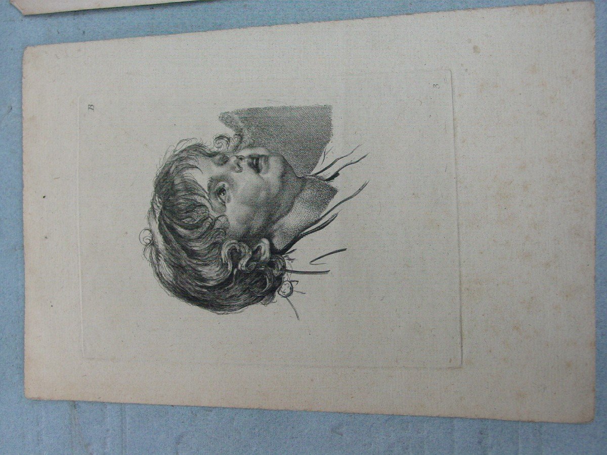 2 Gravures 18ème d'Aprés J . B . Greuze-photo-3