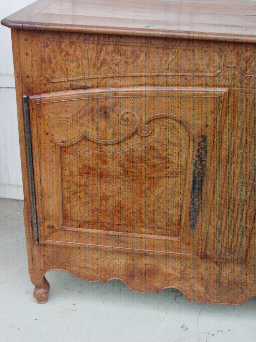 Fake Pair Of Ash Burl Sideboards-photo-4