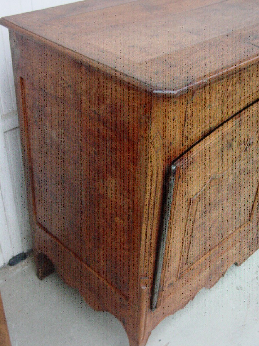 Fake Pair Of Ash Burl Sideboards-photo-1