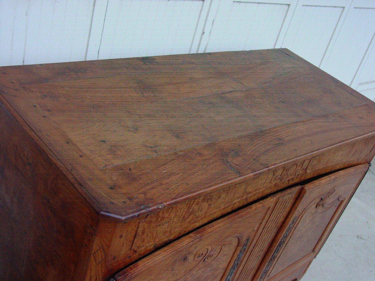 Fake Pair Of Ash Burl Sideboards-photo-2