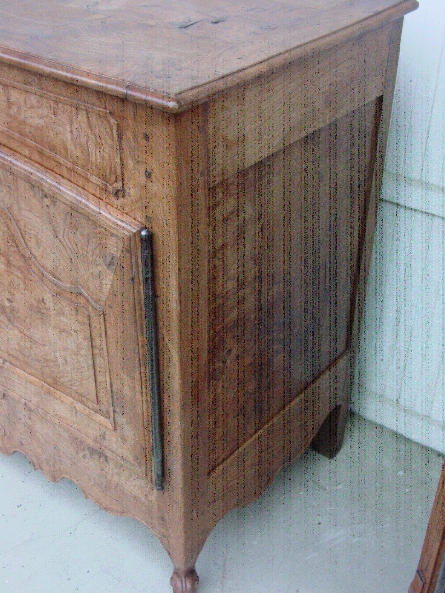 Fake Pair Of Ash Burl Sideboards-photo-3