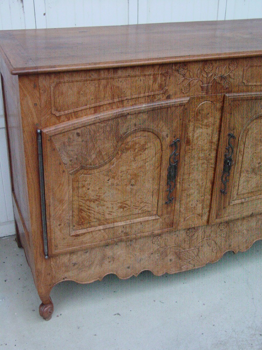 Fake Pair Of Ash Burl Sideboards-photo-5