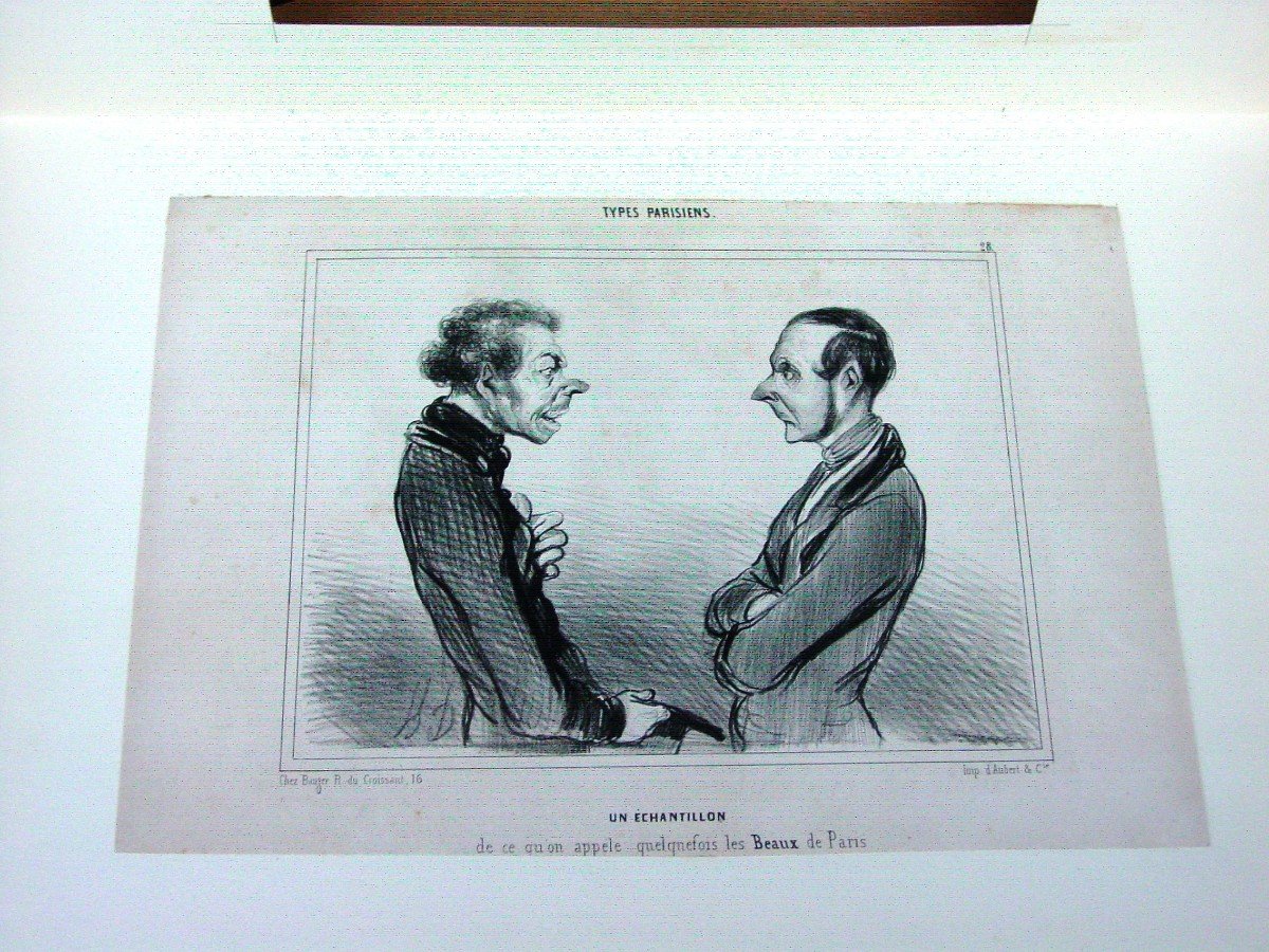 Honoré Daumier Types Parisiens "un échantillon"