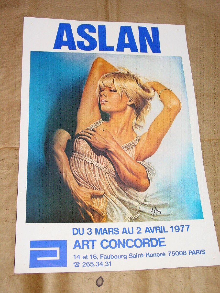 Affiche Aslan 1977  Art Concorde