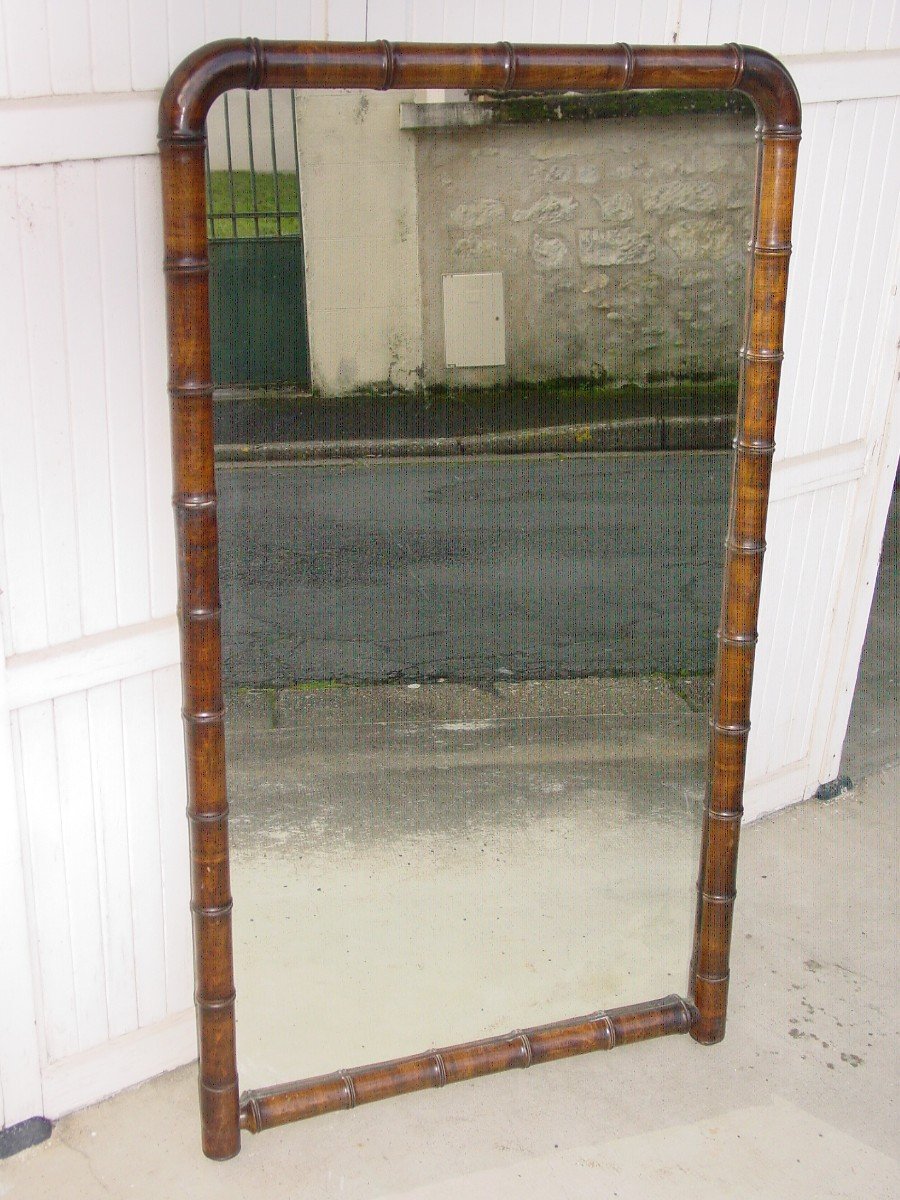 Large Bamboo Mirror 1880 Taste Maison Des Bambous