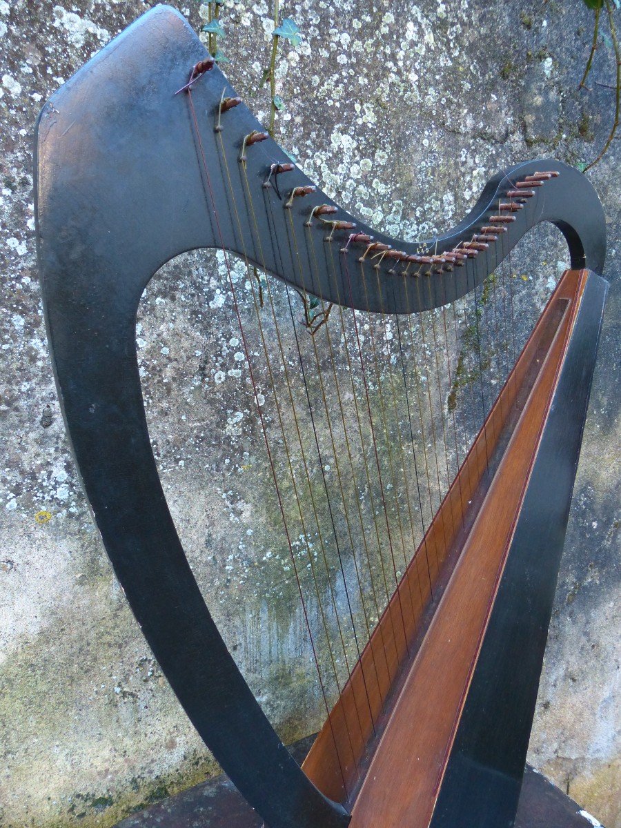 Petite Harpe 25 cordes Vers 1970  Celtique ?-photo-4