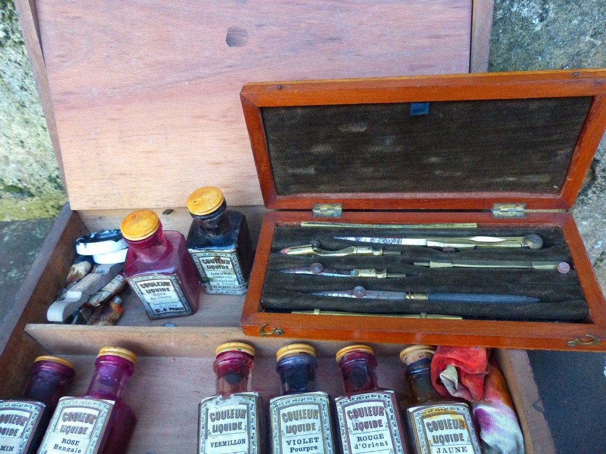 Painter's Paint Box Set 1900-photo-1