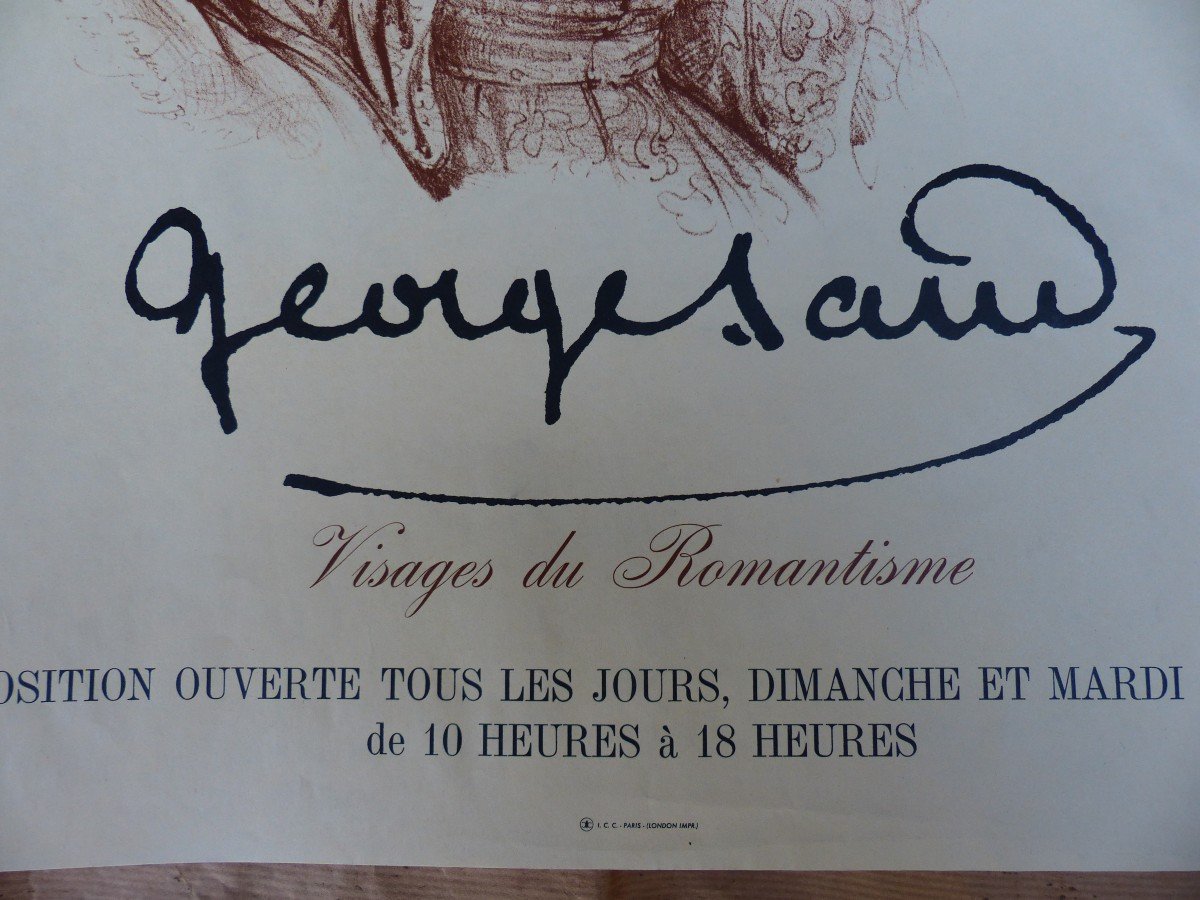 Georges Sand Poster 1977 National Library-photo-2