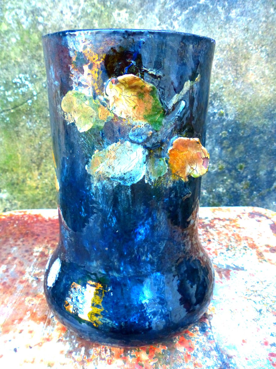 Vase Impressionniste fin 19ème  Haviland & Cie Atelier d'Auteuil-photo-4