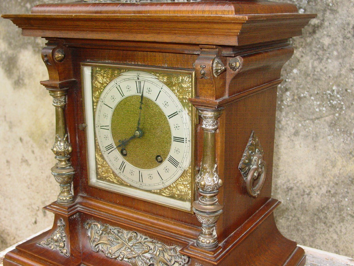 Cartel Clock Germany Circa 1900 Lenzkirch Movement-photo-1