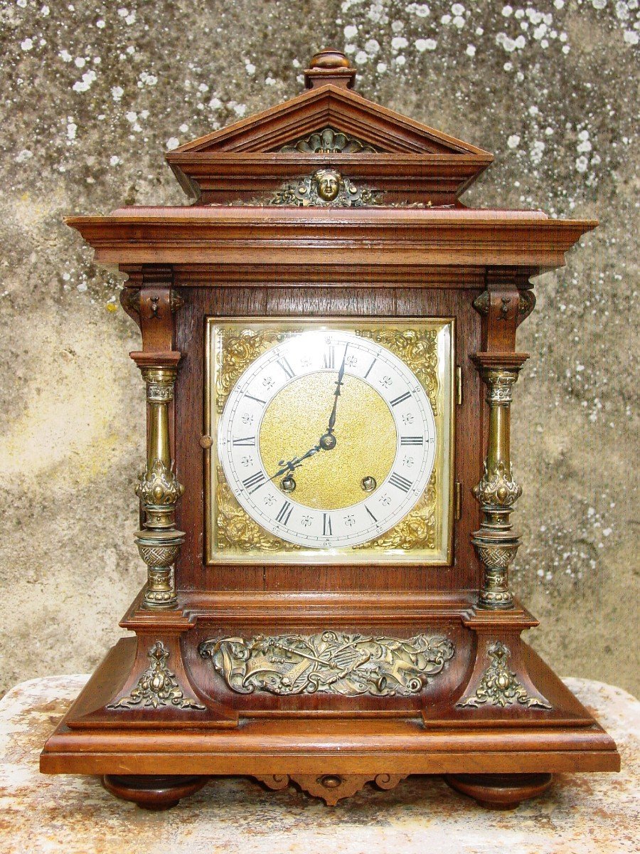 Cartel Clock Germany Circa 1900 Lenzkirch Movement