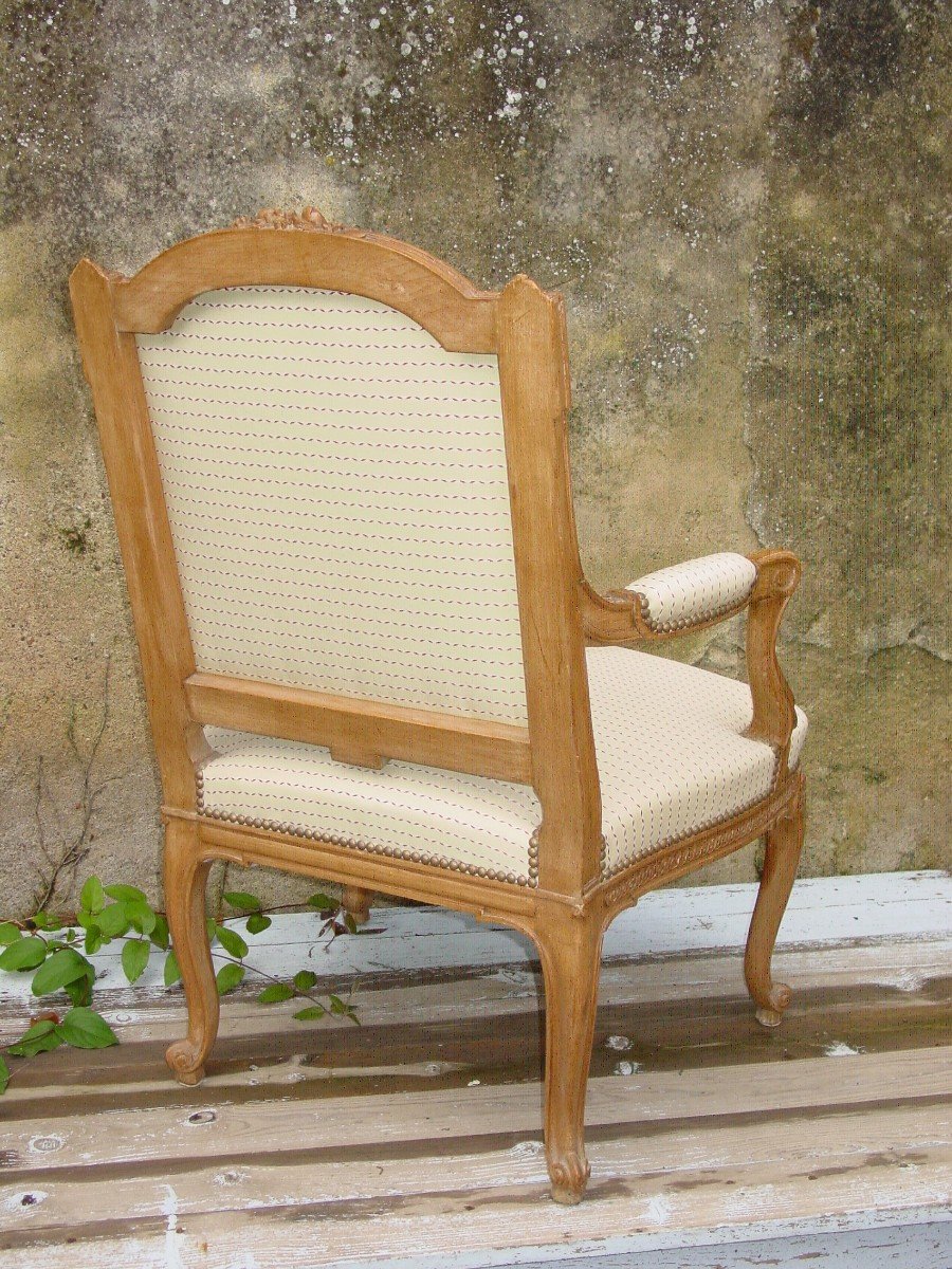 Suite De 4 Larges Fauteuils Style Éclectique ( Louis XV , XVI)vers 1890-photo-8