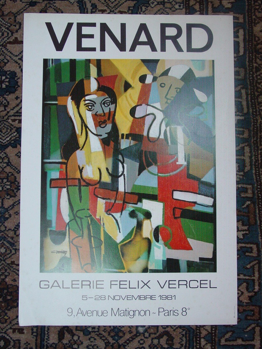 Poster C. Venard Galerie Vercel 1981 Offset Print