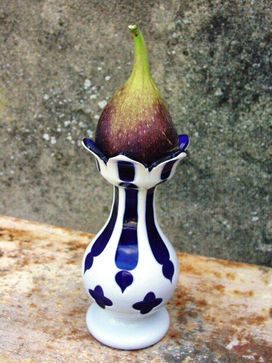 Fig Holder (or Not!) In Overlay Bohemian Glass