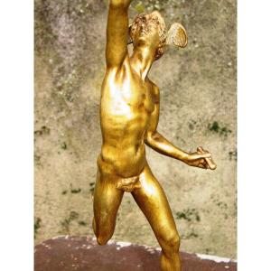 Hermès Volant, Mercury Mordore Bronze After Jean De Bologne