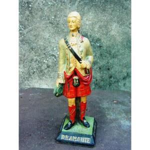 Drambuie : Effigie Publicitaire "prince Charlie" Papier Maché