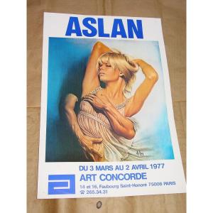 Affiche Aslan 1977  Art Concorde