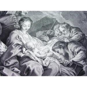 By Ap. Van Loo By L. Cars: The Adoration Of The Shepherds