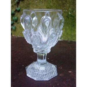 Baccarat 1830 Coupelle  Verre Calice Cristal Taillé