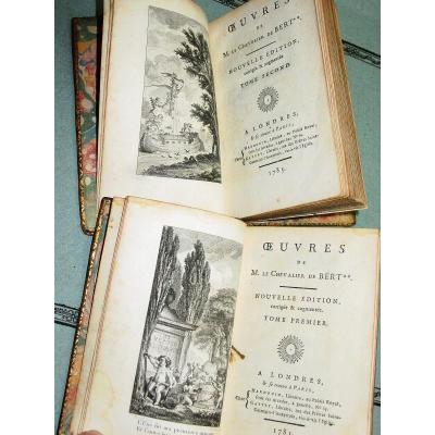 "(sic) Works Of M. Le Chevalier De Bert" In London & Paris At Hardouin 1785